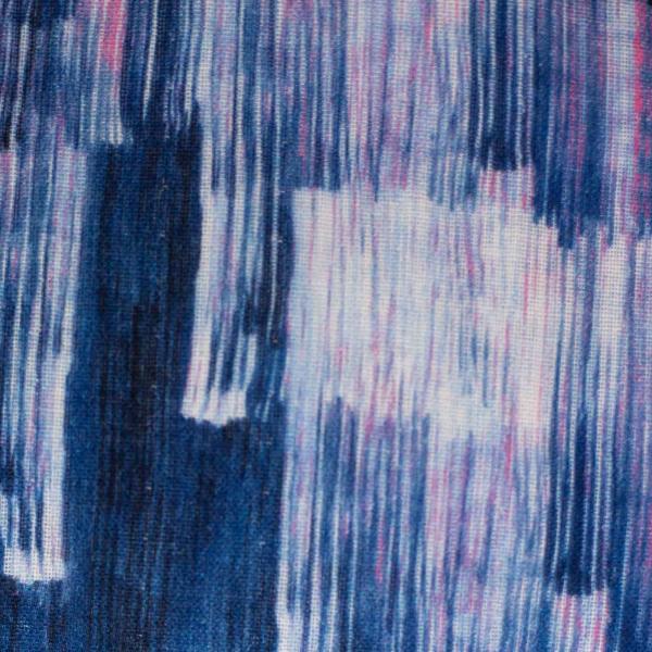 Joy - Double Gauze, Grafisch, rosa/dunkelblau